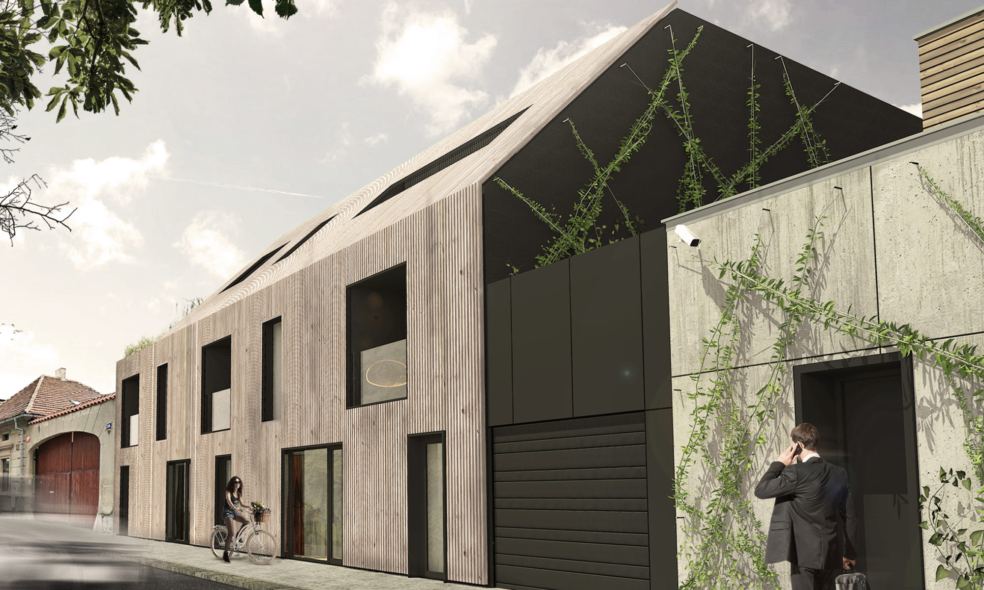 Haus in der Strauchgasse, Sicht von der Straße